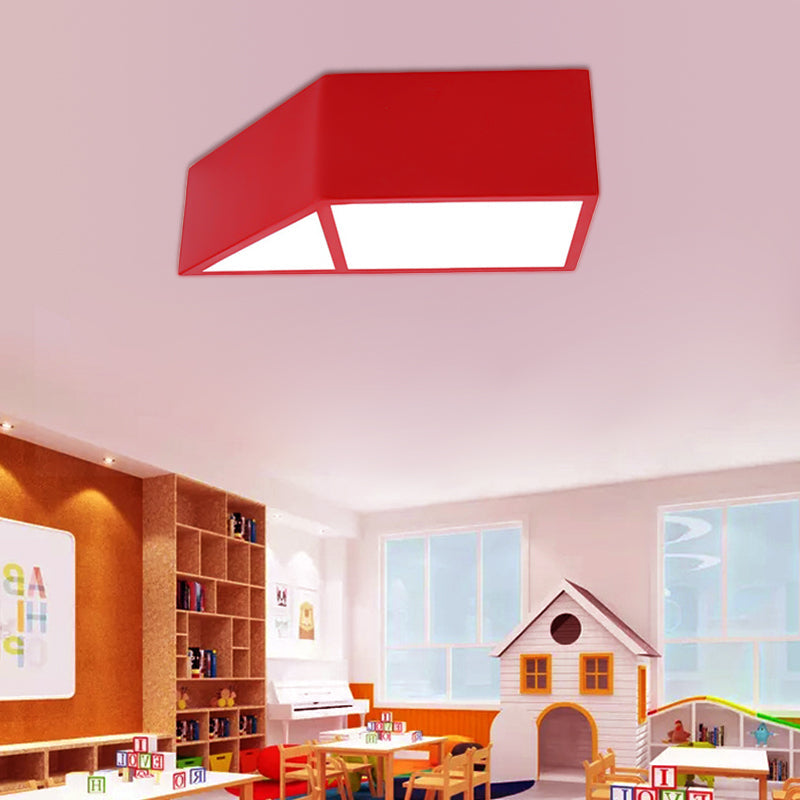Modern LED Ceiling Lamp with Toy Windmill Design for Kindergarten Classrooms