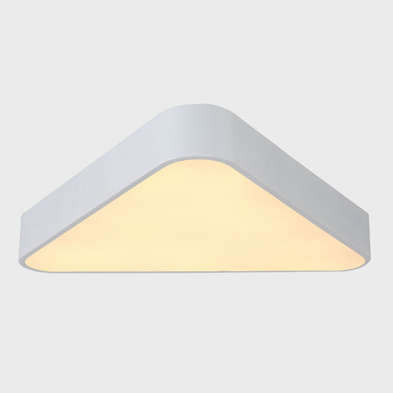 Nordic LED Flush Mount Ceiling Light for Foyer: Acrylic Triangle Fixture