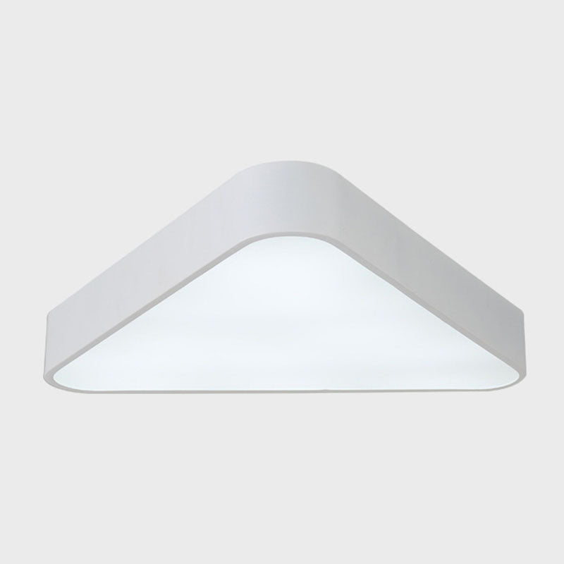 Nordic LED Flush Mount Ceiling Light for Foyer: Acrylic Triangle Fixture