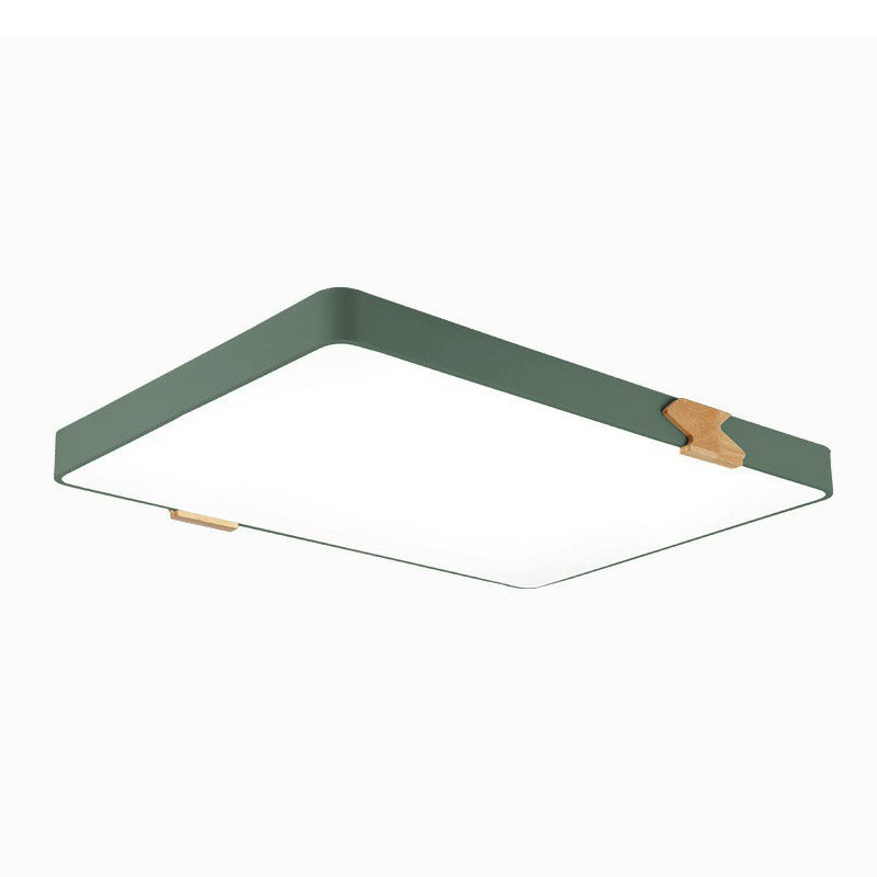 Simple Acrylic LED Ceiling Light- Square Shaped Bedroom Flush Mount