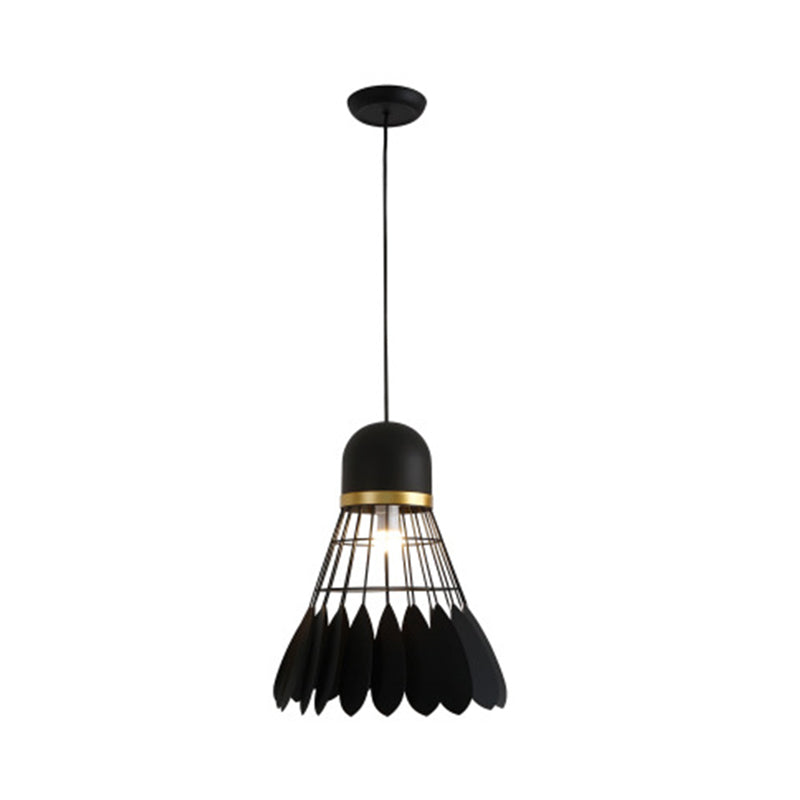 Contemporary Badminton Inspired Iron Suspension Light