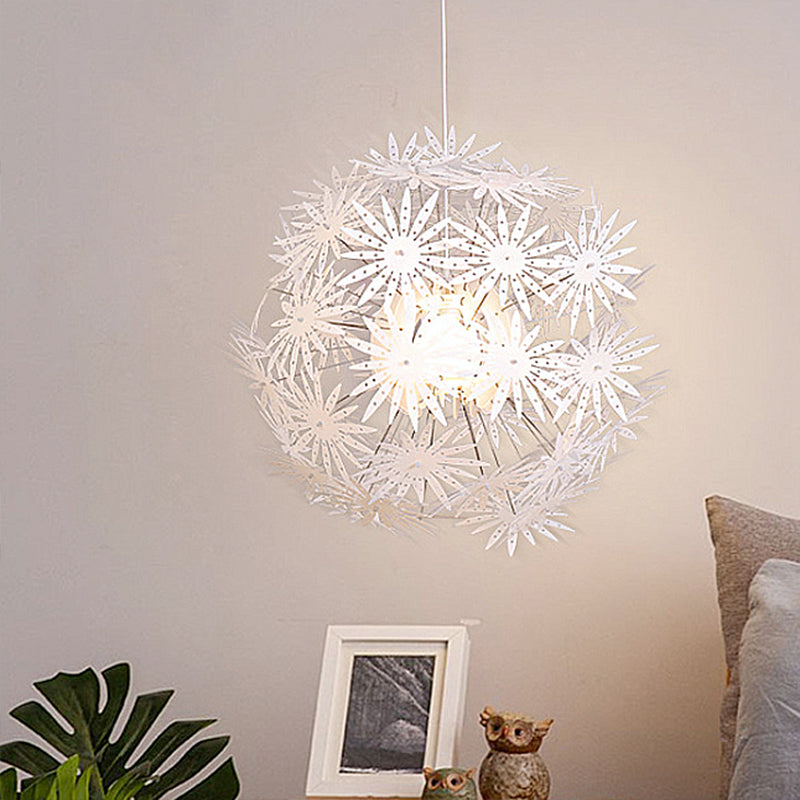 Art Deco Sputnik Pendant Light For Bedroom Ceiling - Acrylic 1 19/23.5 Wide White / 23.5