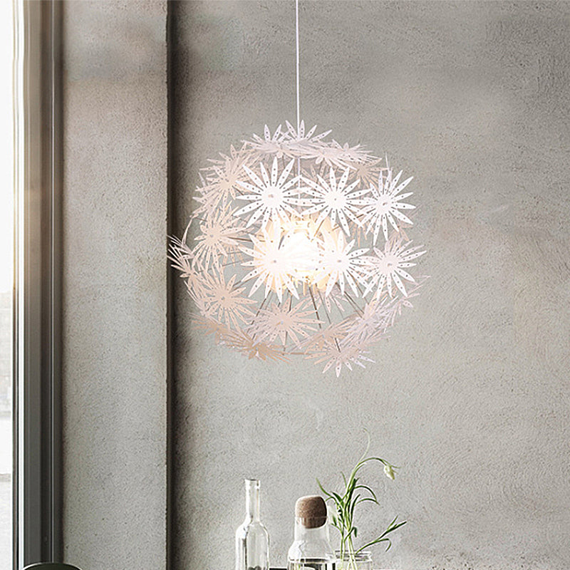 Art Deco Sputnik Pendant Light For Bedroom Ceiling - Acrylic 1 19/23.5 Wide White / 19