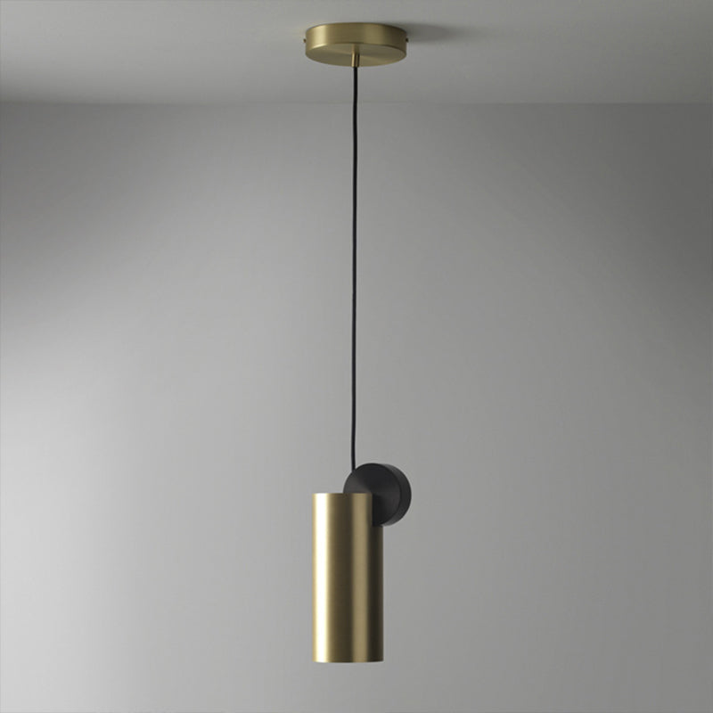 Plafonnier LED géométrique doré pour salle à manger