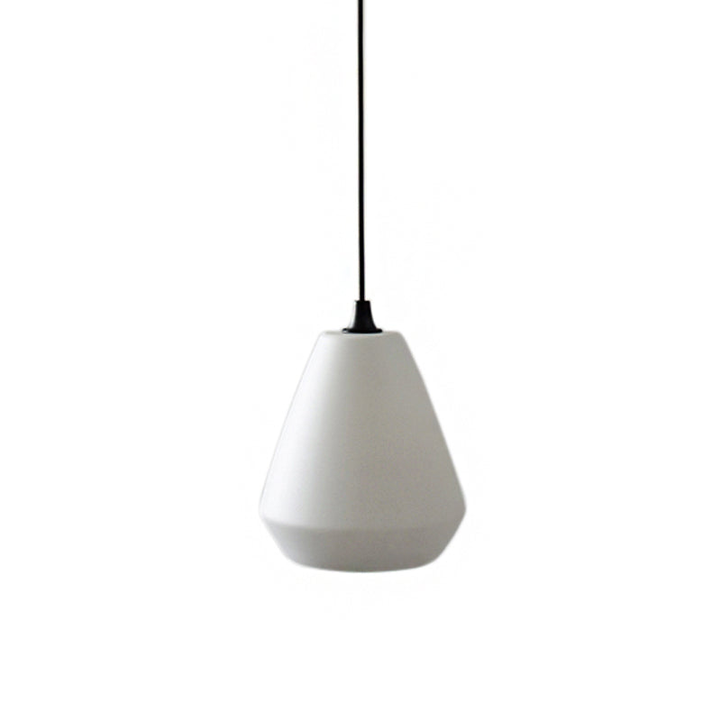 Diamond Suspension Pendant: Modern Cream/Amber/Smoke Glass Hanging Lamp for Dining Room