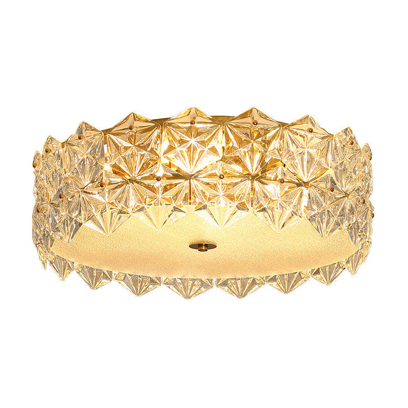Snowflake Crystal Ceiling Light for Modern Living Room