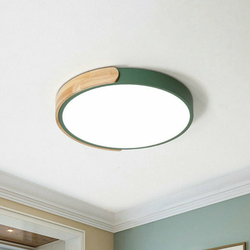 Simplicity Kids Bedroom LED Flush Mount Ceiling Light with Acrylic Circular Flush – Perfect Illumination Fixture