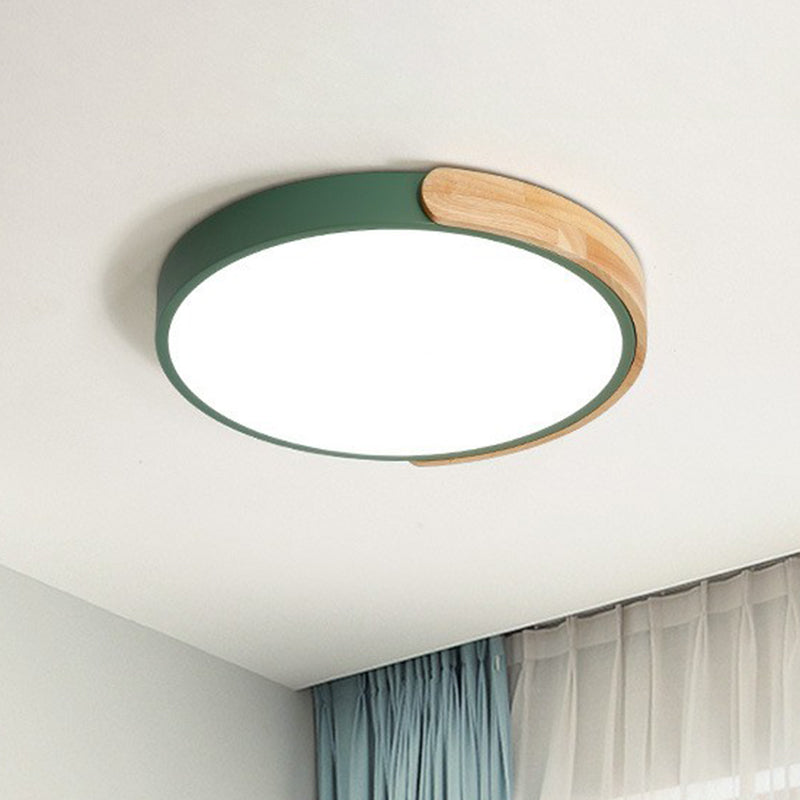 Simplicity Kids Bedroom LED Flush Mount Ceiling Light with Acrylic Circular Flush – Perfect Illumination Fixture