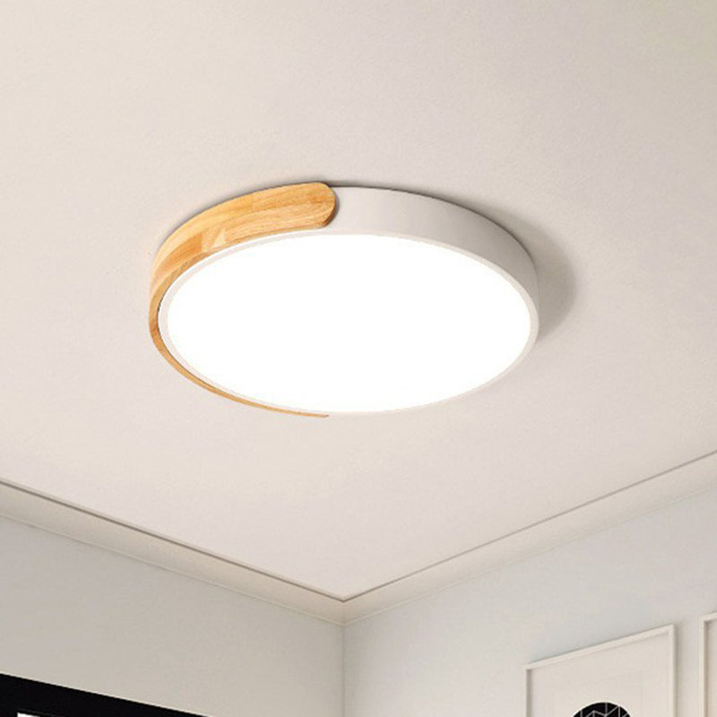 Simplicity Kids Bedroom LED Flush Mount Ceiling Light with Acrylic Circular Flush – Perfect Illumination Fixture
