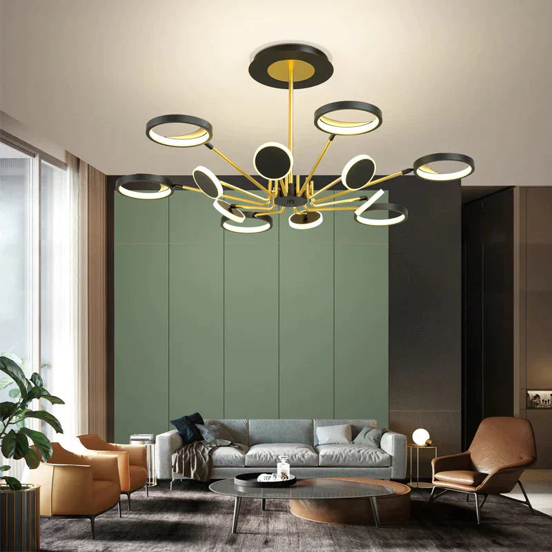 Plafonnier de salon moderne et simple de luxe