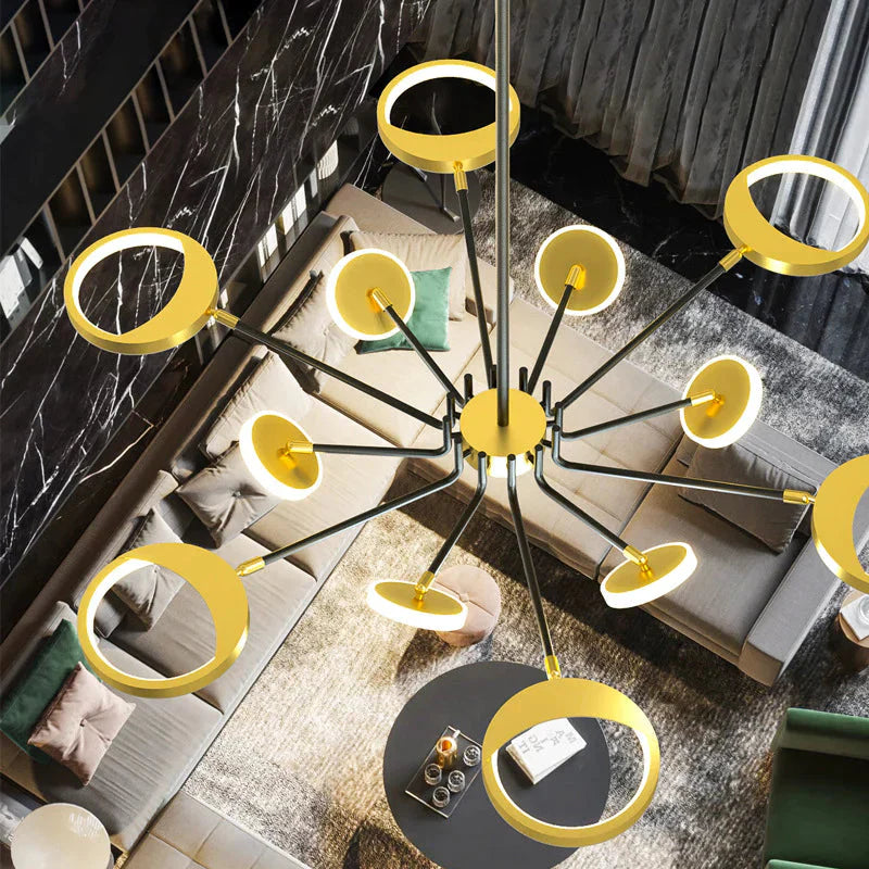 Plafonnier de salon moderne et simple de luxe