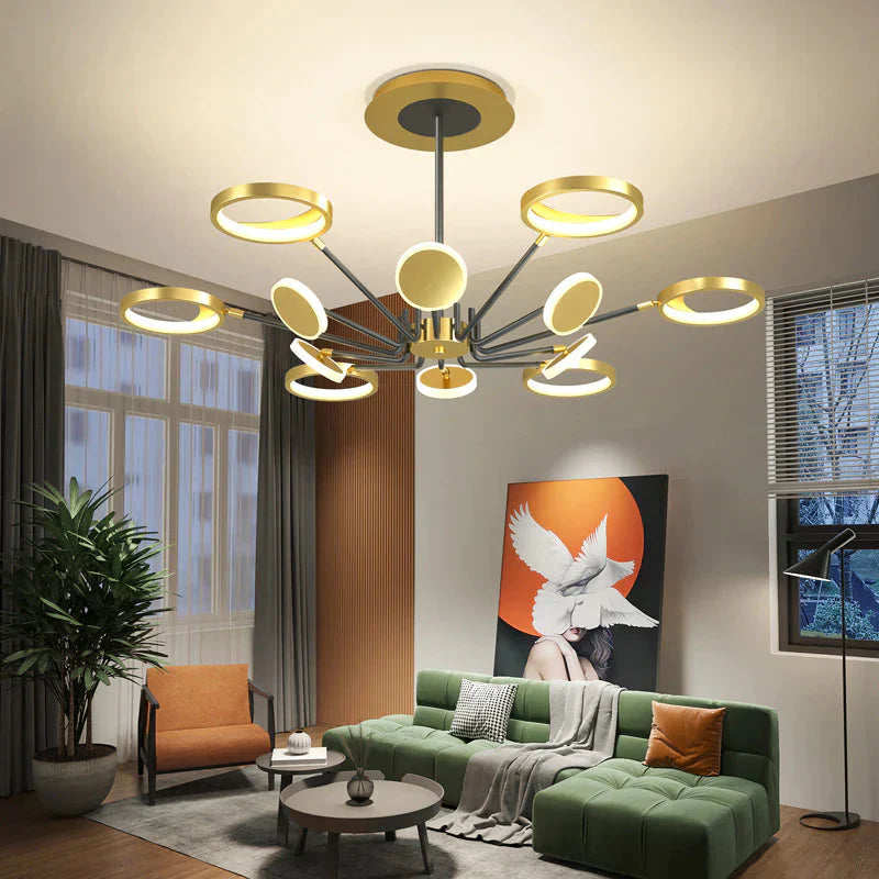 Plafonnier de salon moderne et simple de luxe