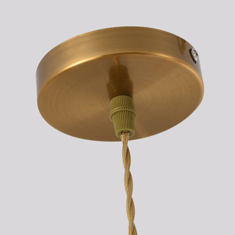 Golden Crown Crystal Pendant Light With Feather Accent - Bedroom Suspension Lamp