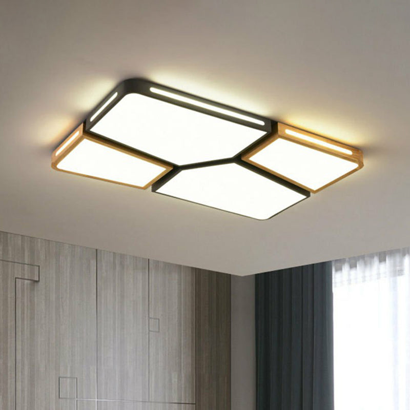 Modern Macaron Flush Mount LED Ceiling Light for Living Room