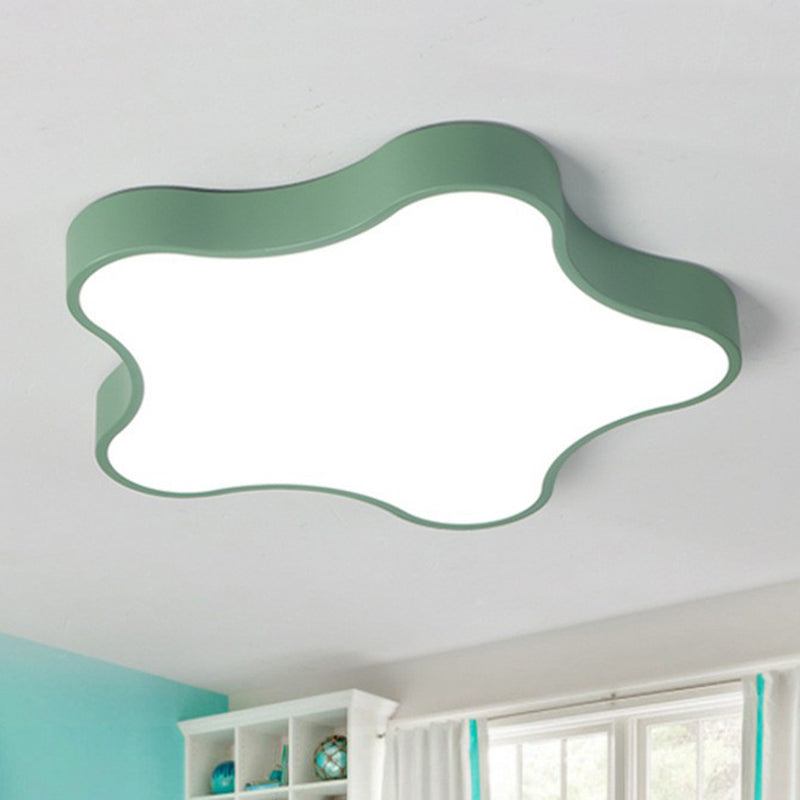 Plafonnier LED en forme d'étoile - Éclairage de chambre minimaliste métallique