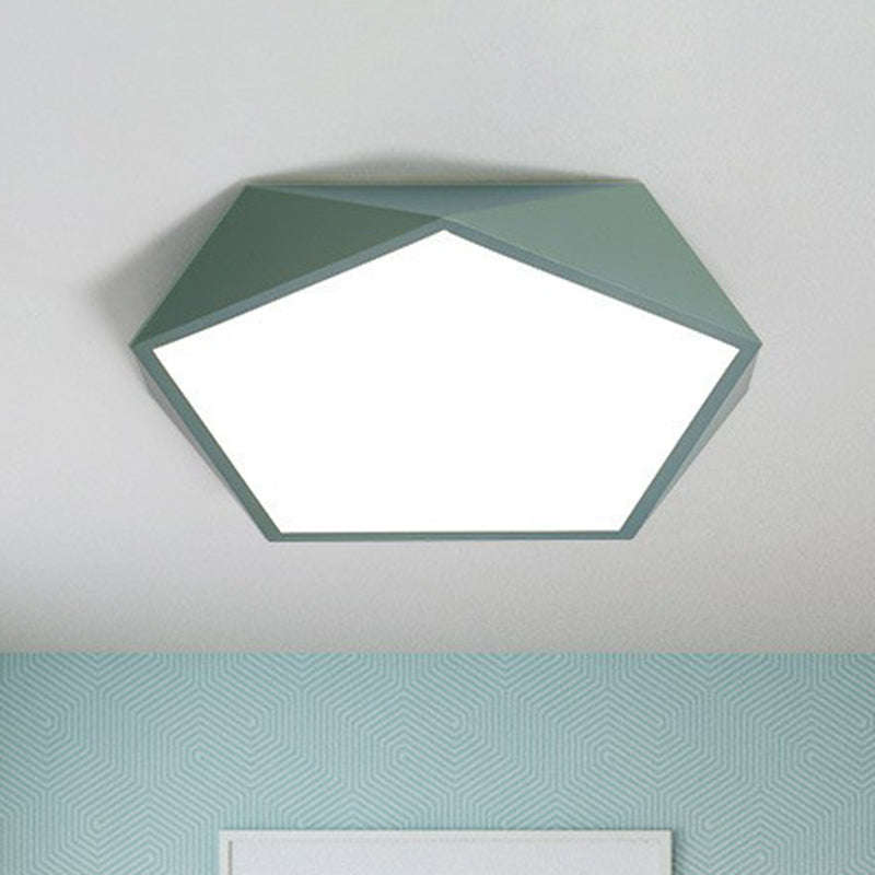 Ultrathin Acrylic LED Flush Ceiling Light Fixture - Ideal for Kids Bedroom