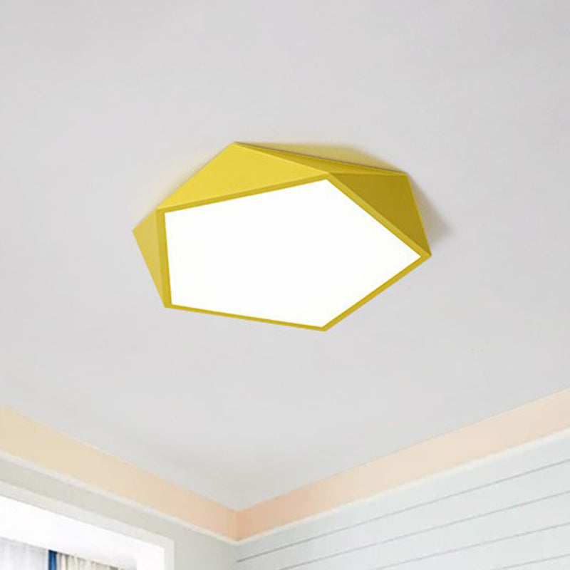 Ultrathin Acrylic LED Flush Ceiling Light Fixture - Ideal for Kids Bedroom