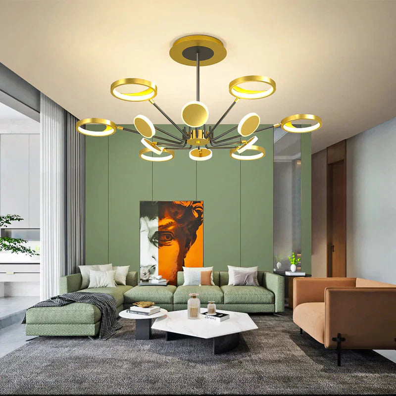 Plafonnier de salon moderne et simple de luxe