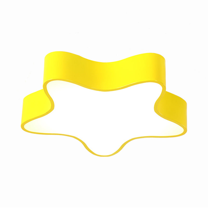 Starfish Cartoon LED Flush Ceiling Light for Kindergarten - Acrylic Flush Mount Fixture