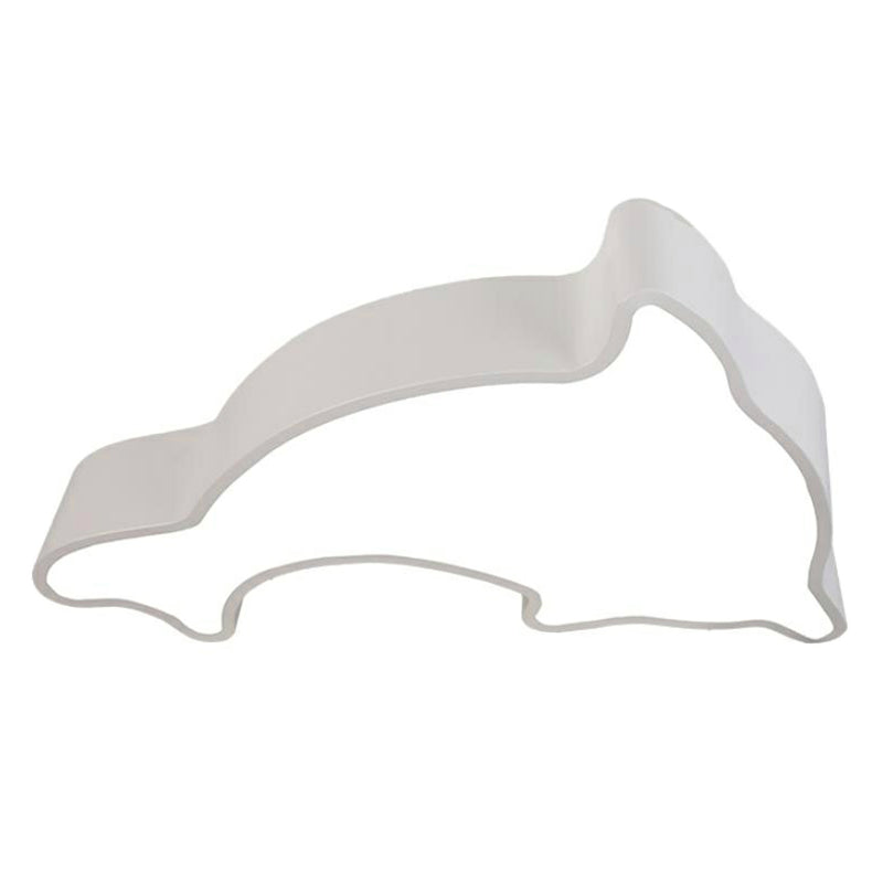 Minimalist Acrylic Kindergarten LED Flush Ceiling Light Fixture - Dolphin Flush Light