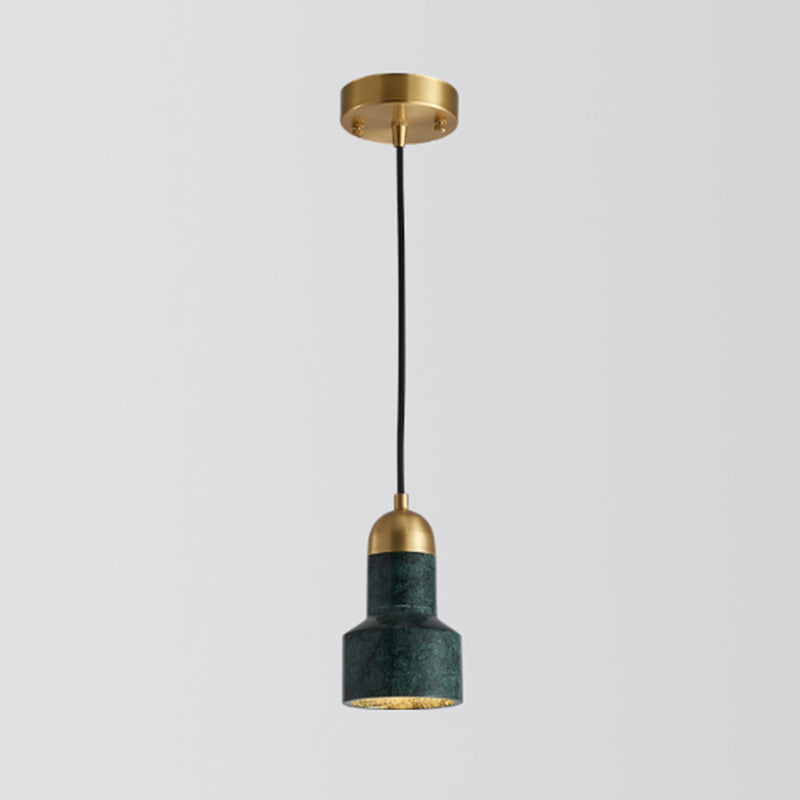 Minimalistic Marble Pendant Ceiling Light for Shaded Dining Room with 1 Head