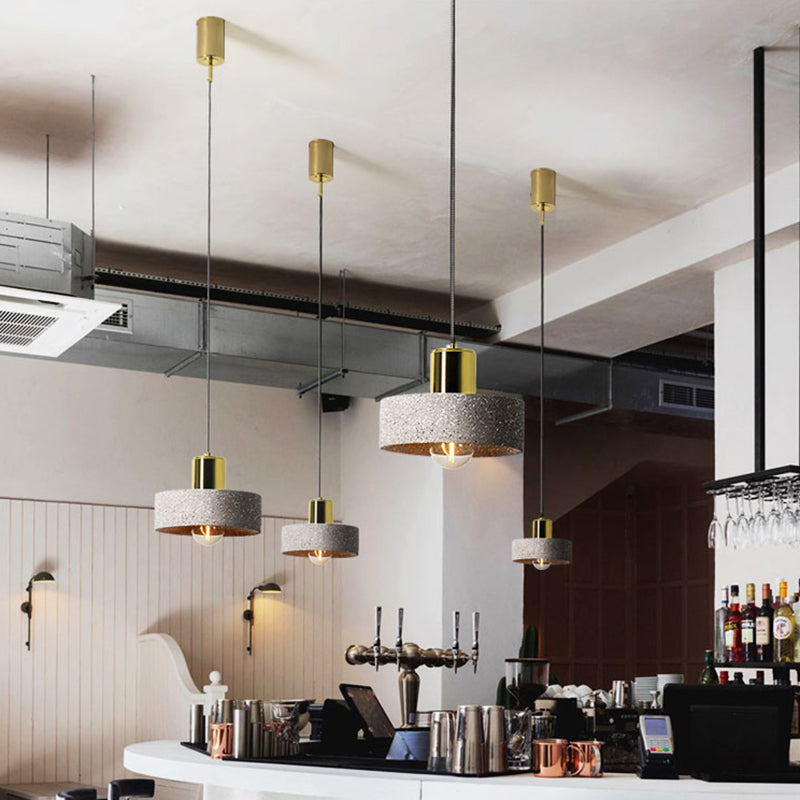 Nordic Style Geometric Ceiling Light for Restaurants - 1-Light Hanging Lamp