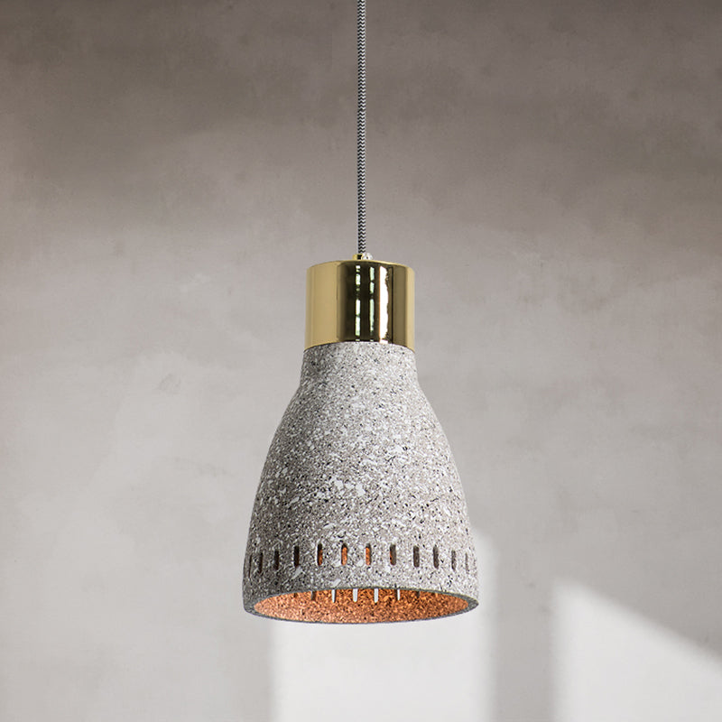 Nordic Style Geometric Ceiling Light for Restaurants - 1-Light Hanging Lamp