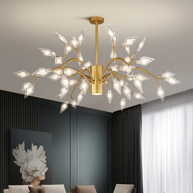 Lustre LED Simplicity Firefly : suspension élégante en acrylique pour le salon