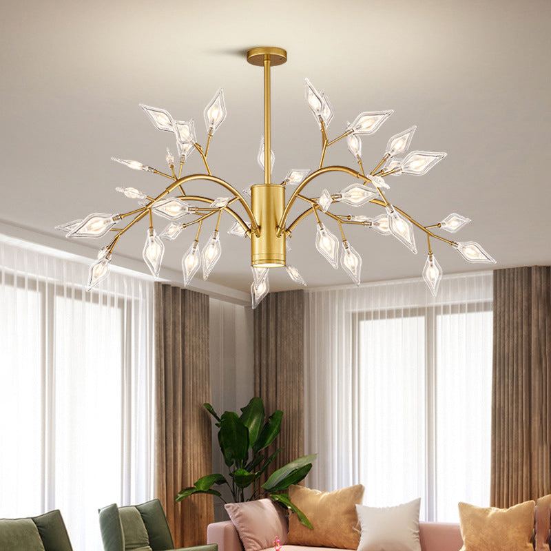 Lustre LED Simplicity Firefly : suspension élégante en acrylique pour le salon