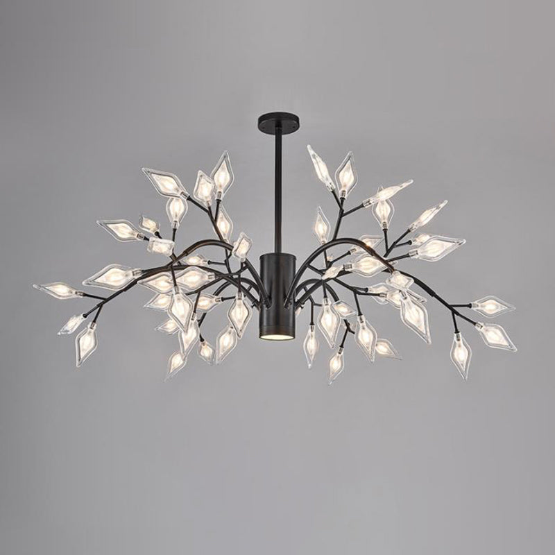 Lustre LED Simplicity Firefly : suspension élégante en acrylique pour le salon