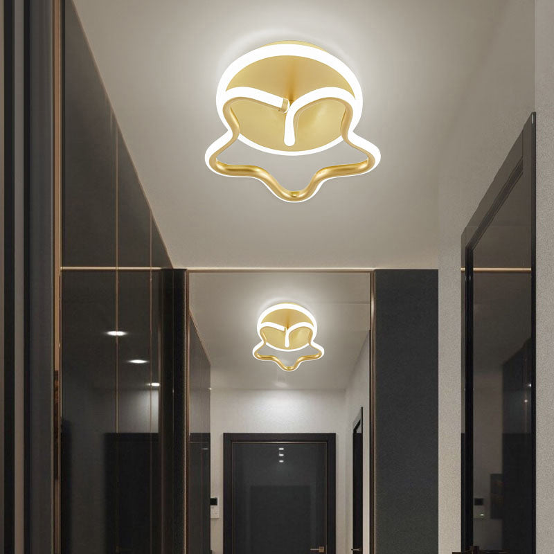 Contemporary LED Star Flush Mount Ceiling Light - Perfect for Corridors