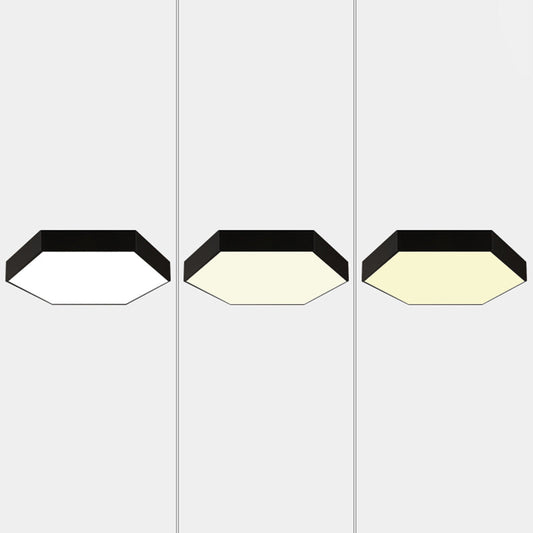 Contemporary Metal Honeycomb Led Flushmount Ceiling Light For Dining Room