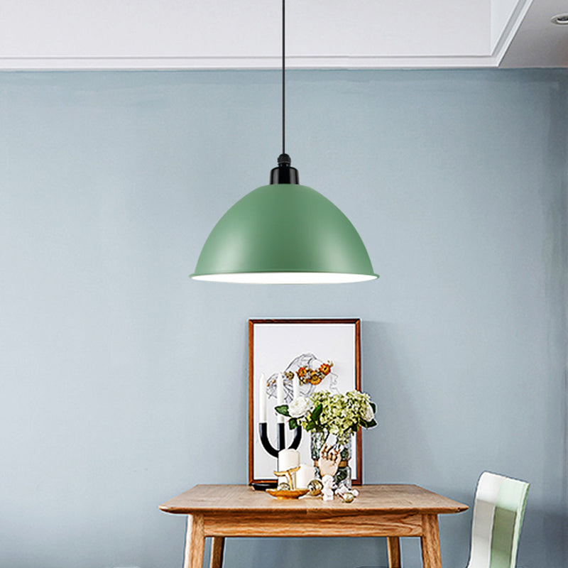 Suspension Macaron Dome - Plafonnier métallique à 1 tête pour salle à manger