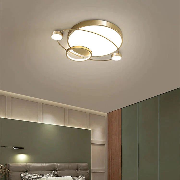 Lampe de chambre à coucher nordique Lampe de plafond Planet