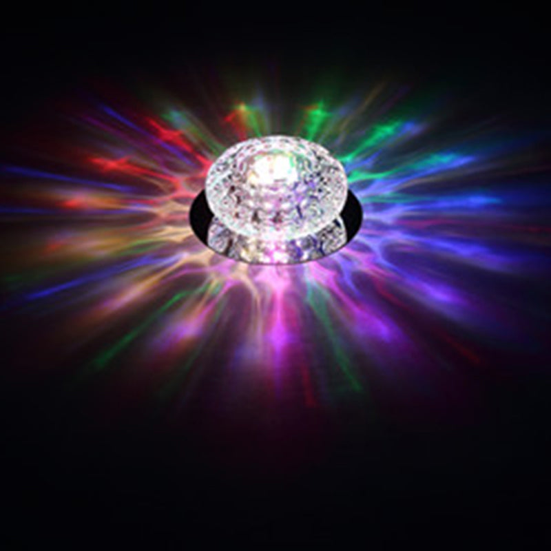 LED Mini Spotlight Ceiling Light with Elegant Crystal Shade - Perfect for Living Room Décor