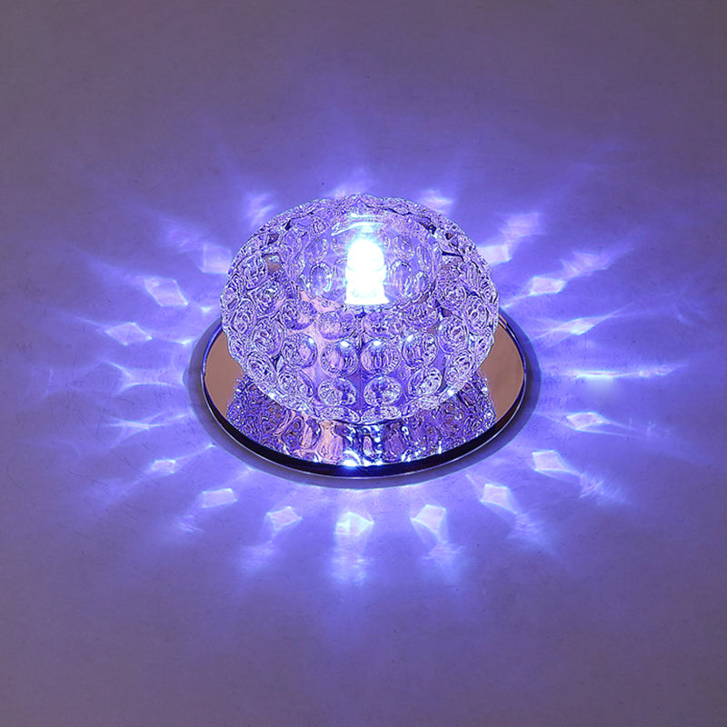 LED Mini Spotlight Ceiling Light with Elegant Crystal Shade - Perfect for Living Room Décor
