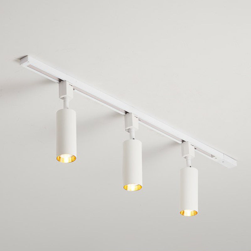Nordic Style Tubular Led Track Lamp - Modern Metallic Living Room Spotlight 3 / White Large