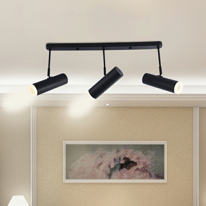 Modern LED Metal Tubular Spotlight Ceiling Light for Living Room