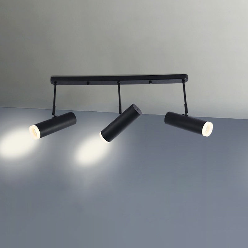 Modern LED Metal Tubular Spotlight Ceiling Light for Living Room