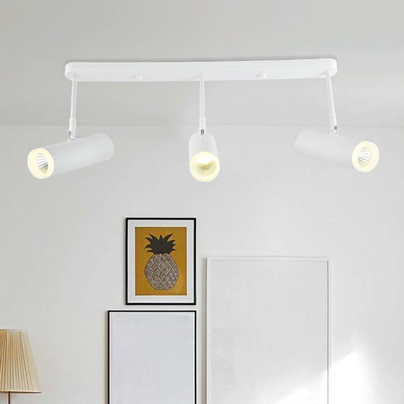 Modern LED Metal Tubular Spotlight Ceiling Light for Living Room
