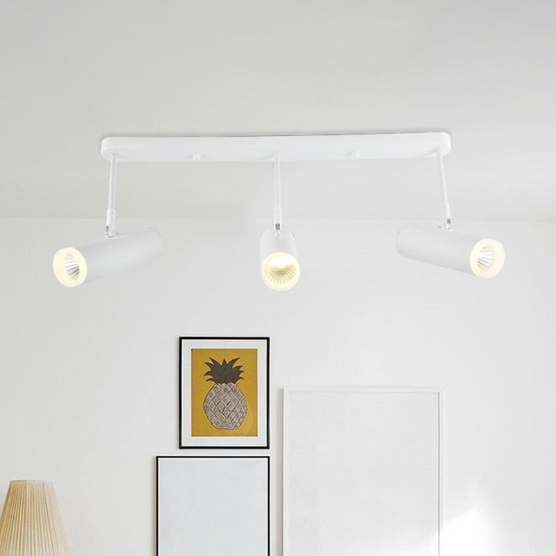 Modern LED Metal Tubular Spotlight Ceiling Light for Living Room