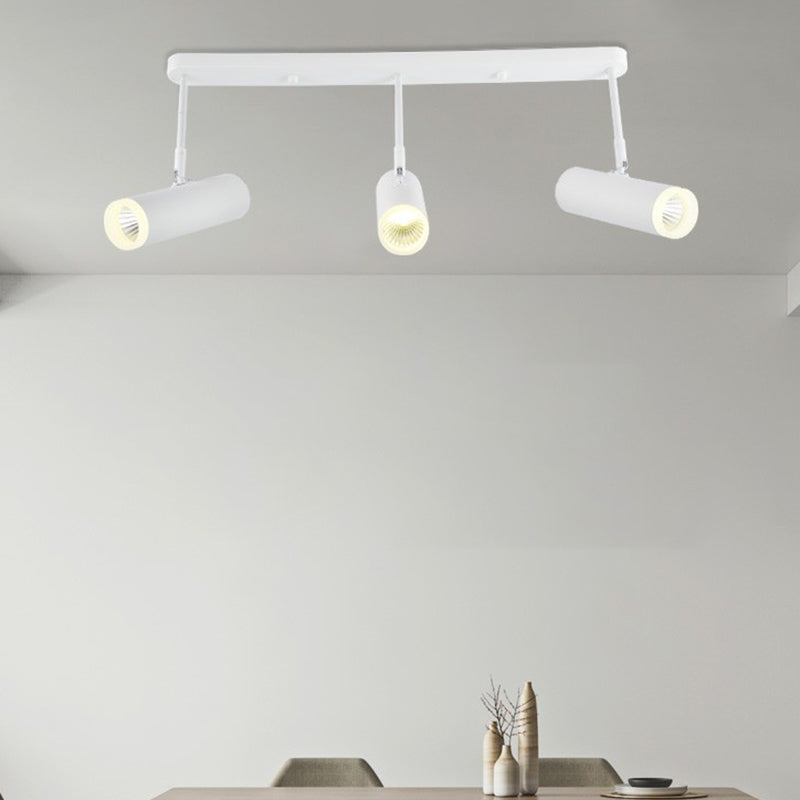 Modern LED Metal Tubular Spotlight Ceiling Light for Living Room