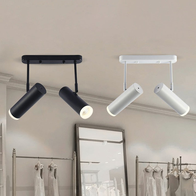 Modern LED Metal Tubular Spotlight Ceiling Light for Living Room