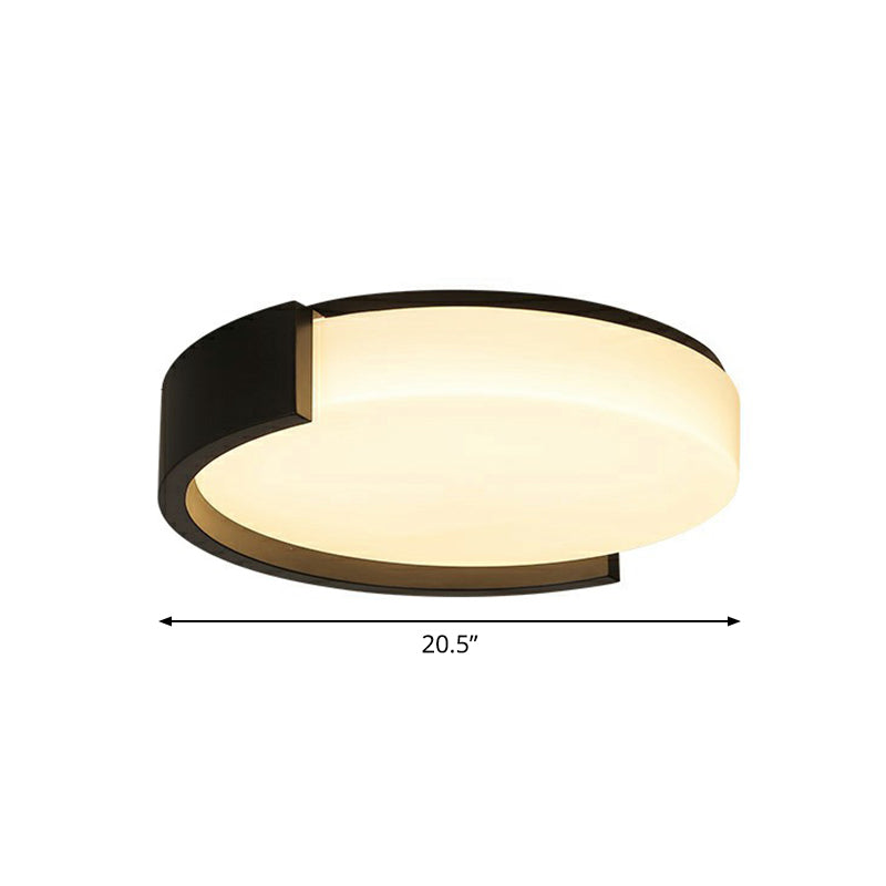 Plafonnier LED en acrylique : luminaire encastré élégant pour les chambres