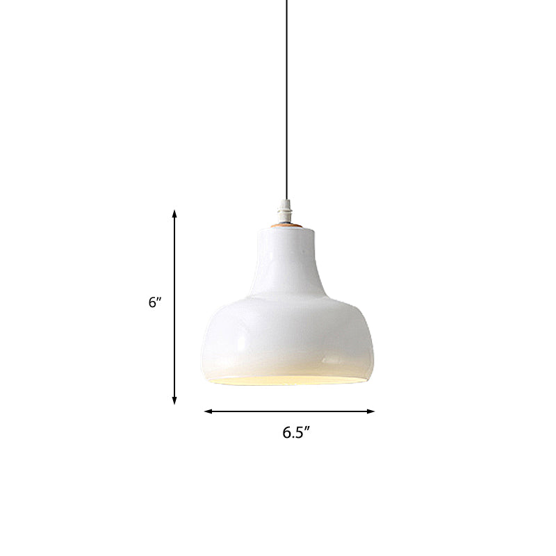 Lampe à suspension moderne en verre – Design bol, cône ou soucoupe blanc/noir – Plafonnier LED en lumière blanche/chaude