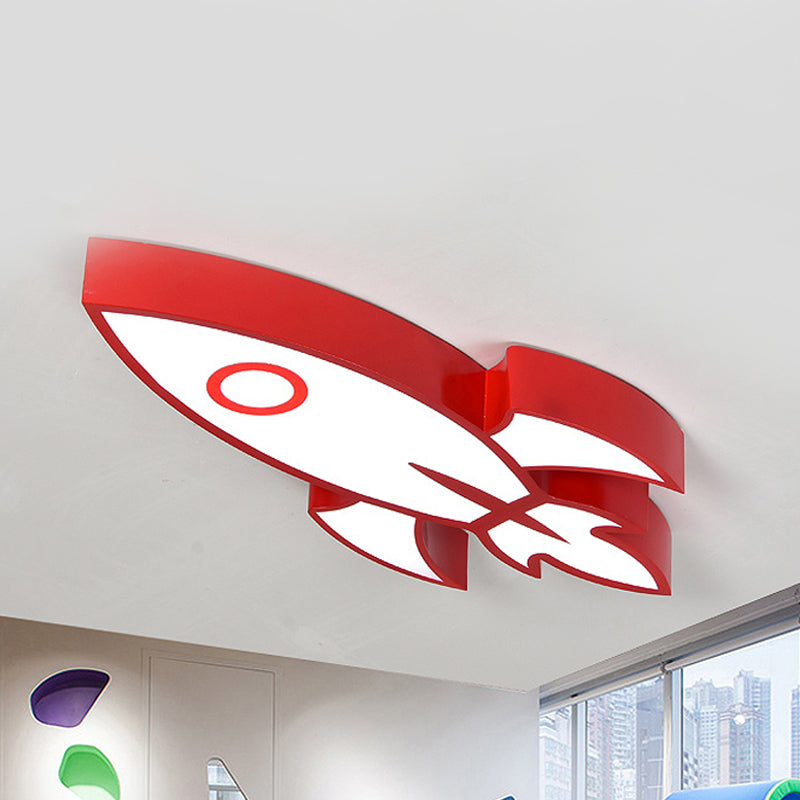 Contemporary Space themed Ceiling Light for Child's Bedroom - Acrylic Mount