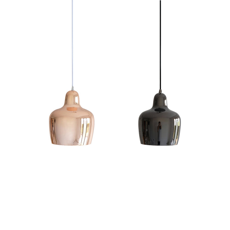 Modern Metal Suspension Pendant Light - Urn Shape, Ideal for Restaurants