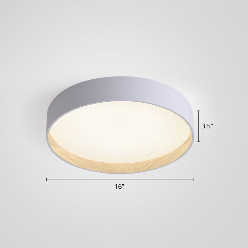 Nordic LED Ceiling Flush Mount Lamp with Acrylic Diffuser for Kitchen