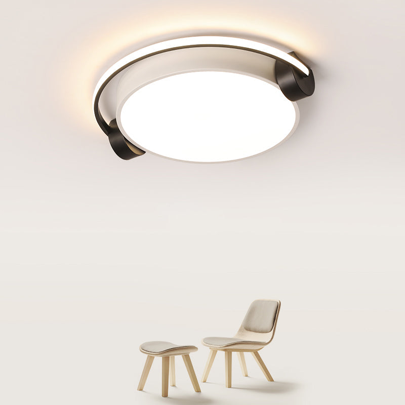 Nordic Acrylic Ceiling Lamp with Headphone Design for Dorm Room
