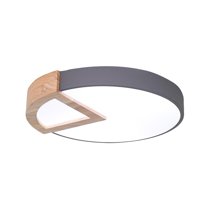 Nordic Macaron Flush Mount Light for Kids' Bedrooms